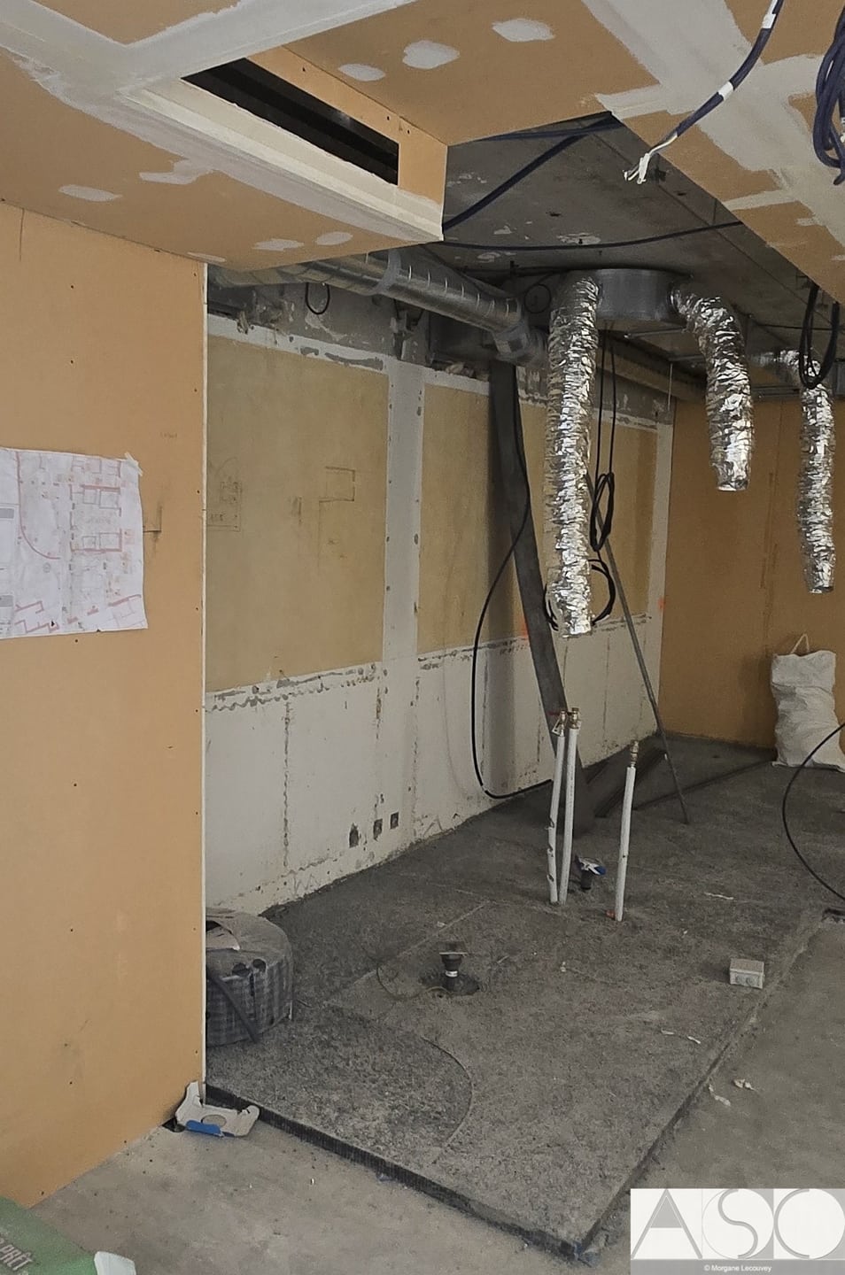Chantier en cours — Réaménagement d'un Espace Spa — Hôtellerie (Vue 22)