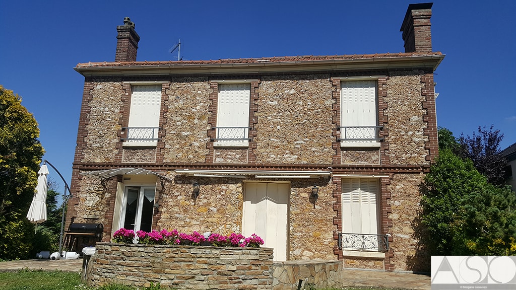 Avant travaux — Surélévation mansart d'une maison individuelle