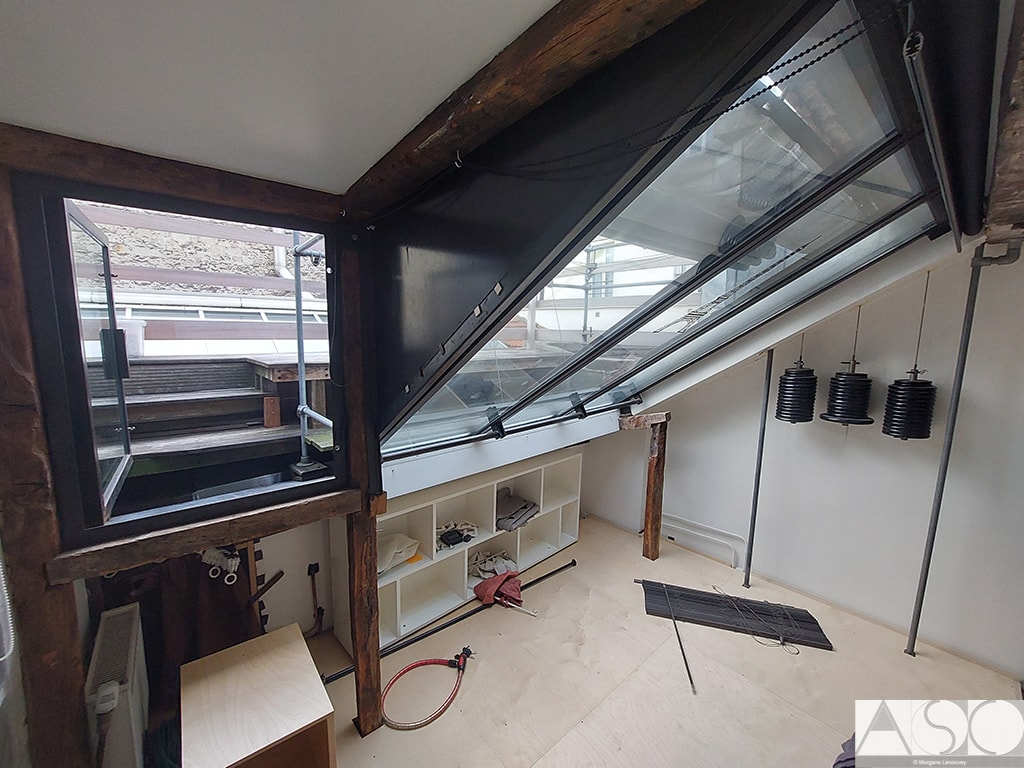Avant travaux — Création d'une terrasse tropézienne dans un appartement à Paris