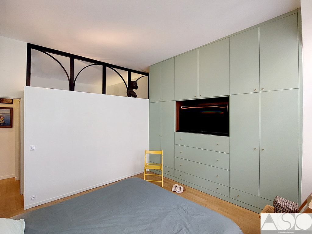 Après travaux — Rénovation totale d'un appartement parisien de 105 m²