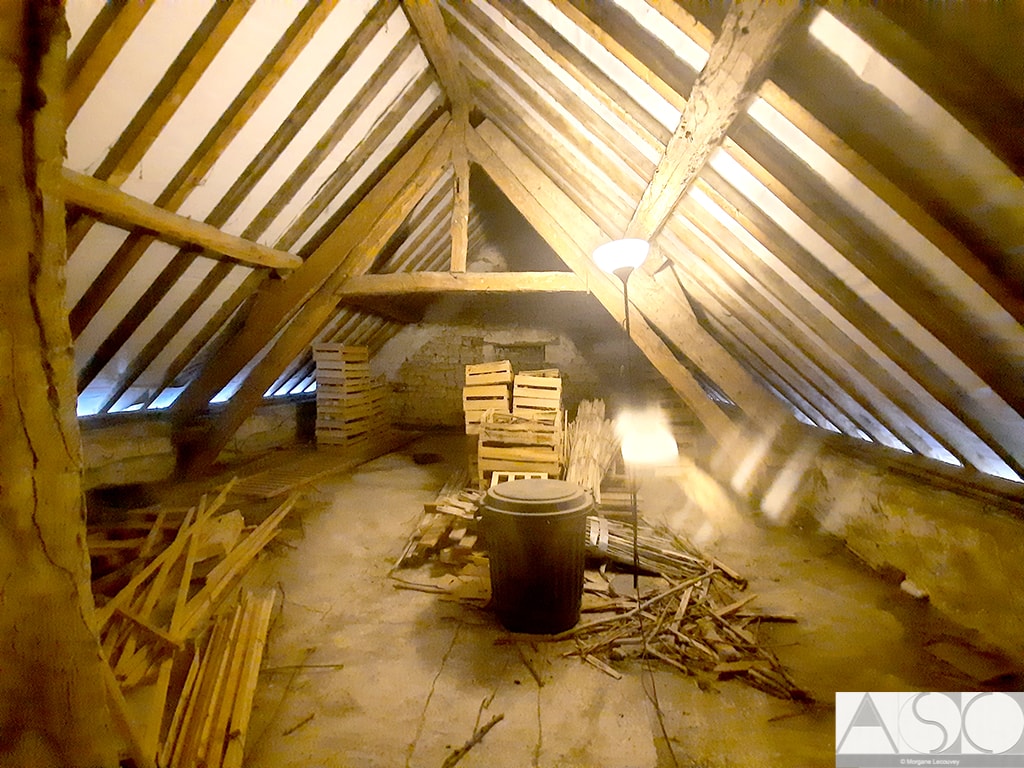 Avant travaux — Isolation et Rénovation des combles d'une longère de 150 ans