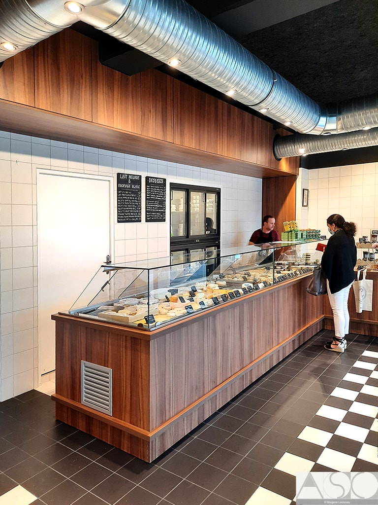 Après travaux — Réhabilitation et Agencement d'une Fromagerie