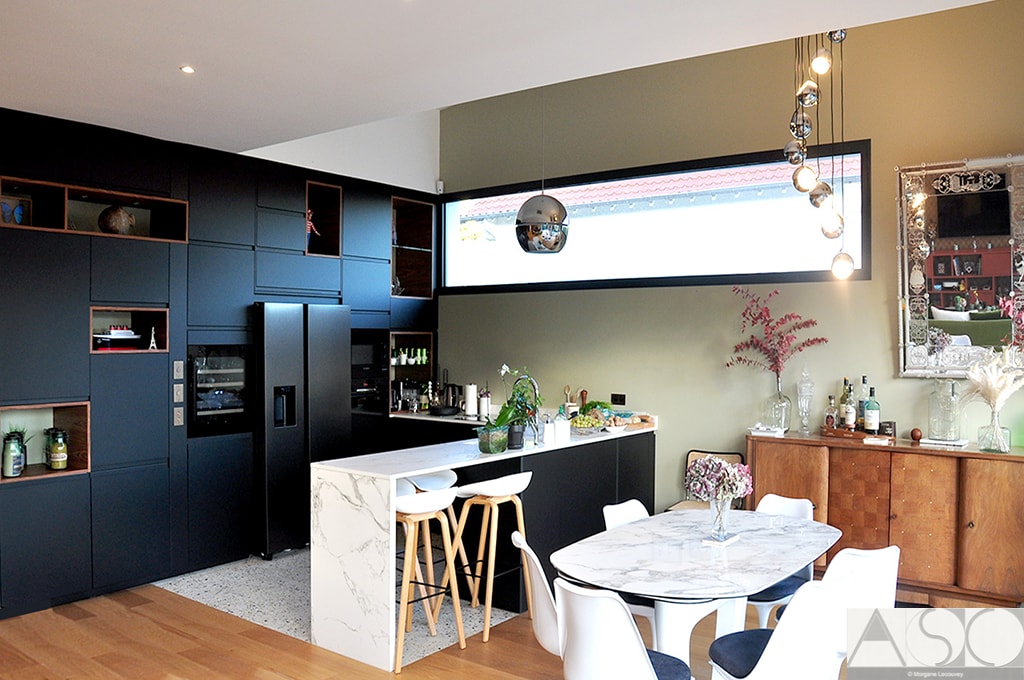 Après travaux — Extension, Surélévation et Rénovation d'une maison individuelle