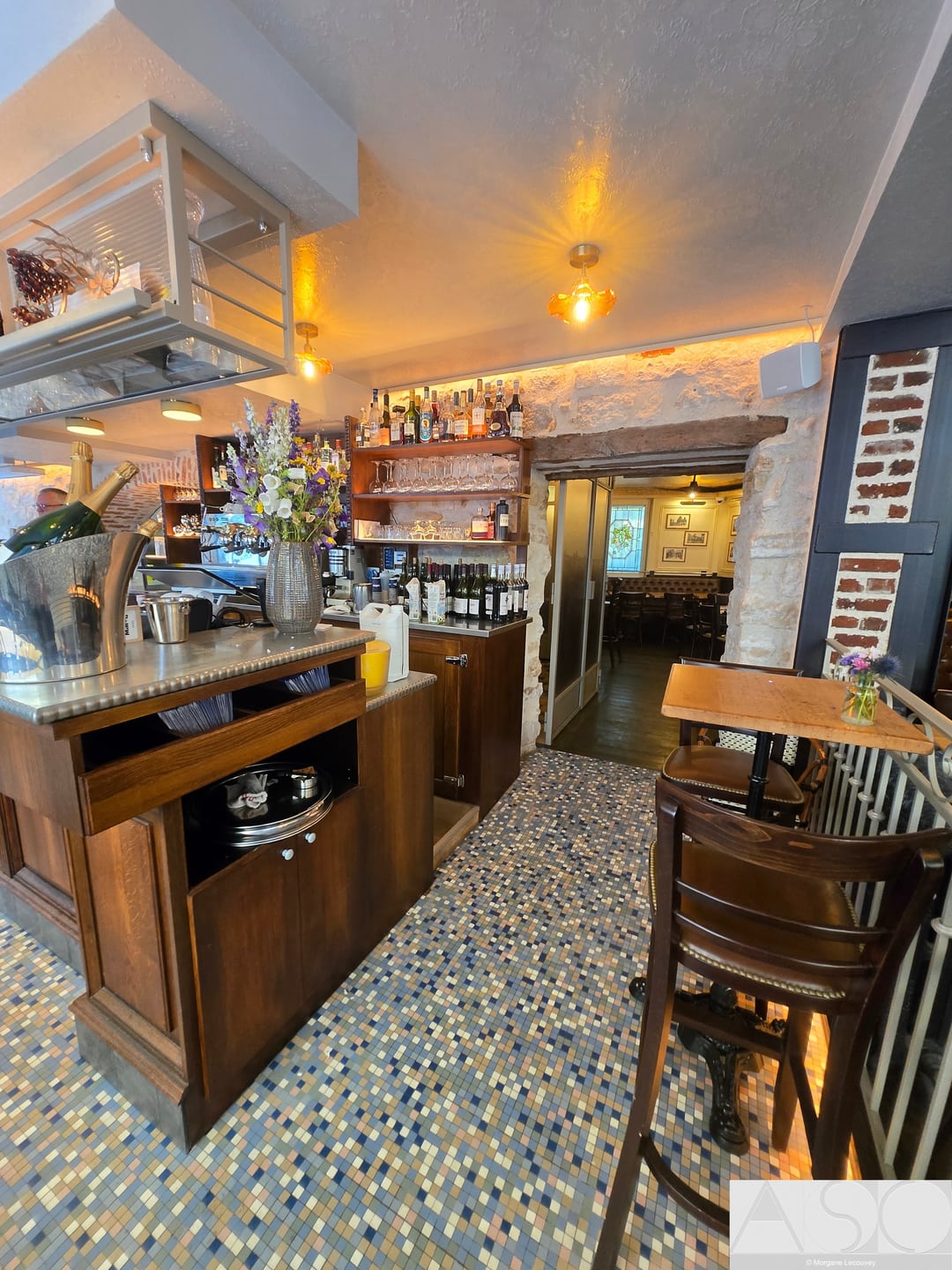 Après travaux — Rénovation d'une Brasserie Parisienne (Vue 5)