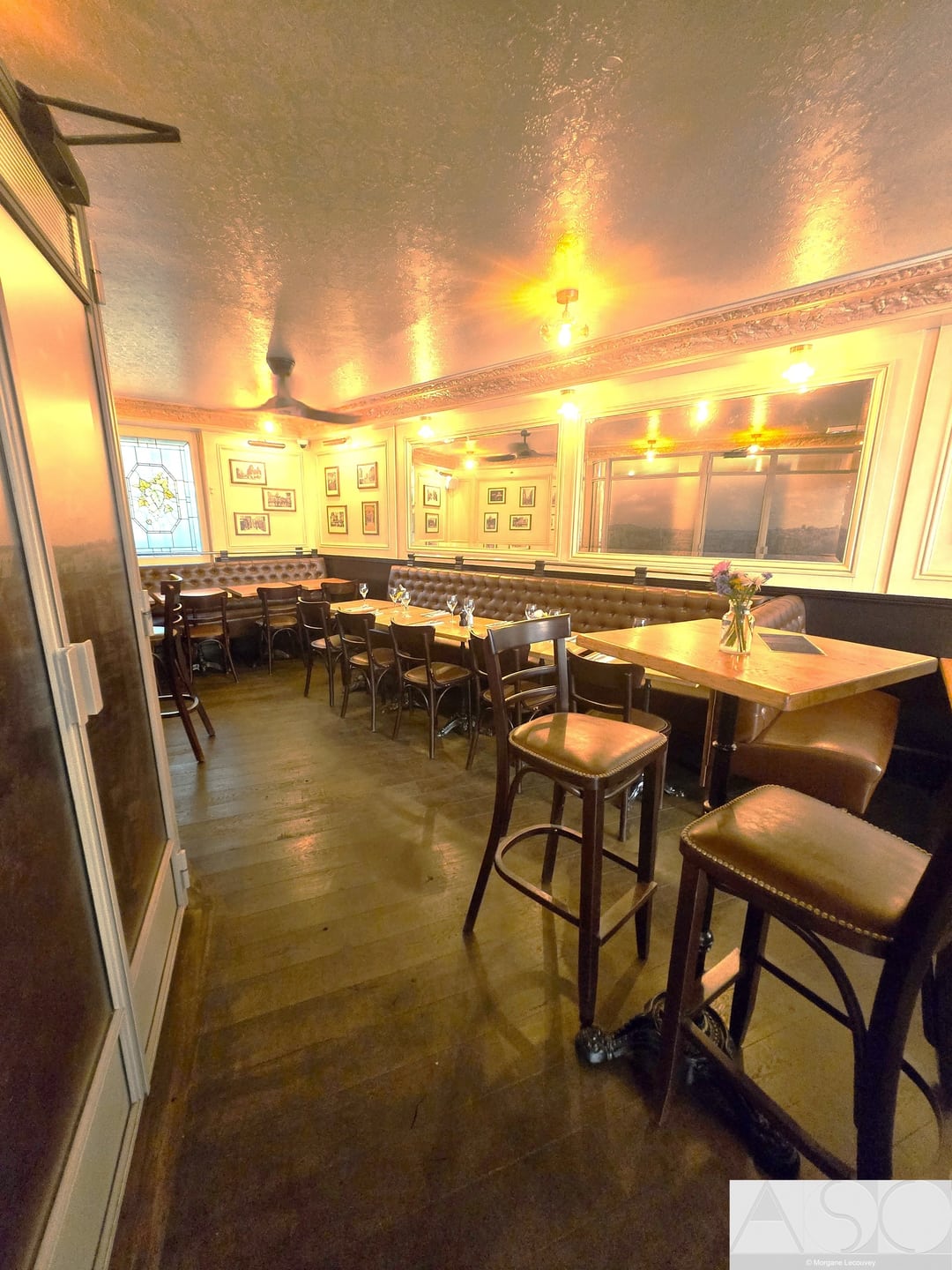 Après travaux — Rénovation d'une Brasserie Parisienne (Vue 7)
