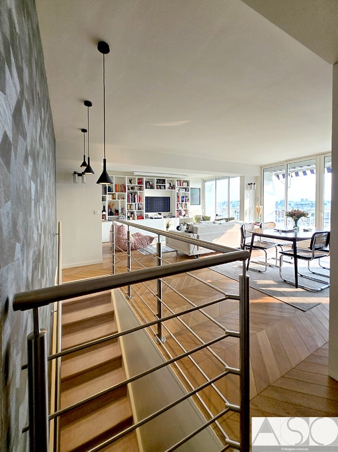 Après travaux — Rénovation & Création d'un Duplex à Paris
